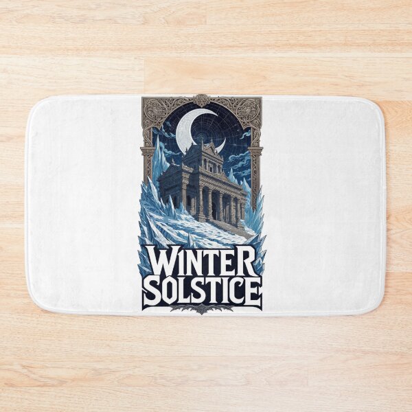 Item preview, Winter Solstice Temple T-Shirt, Premium Icy Fortress Graphic, Celestial Forest Apparel designed and sold by YMLux.