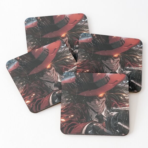 Item preview, Crimson Gunslinger Vampire – Dark Anime Hunter Art” designed and sold by Dyan4.