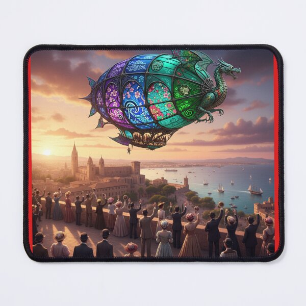 Item preview, Historic Art Nouveau Spain Palma de Mallorca La Seu 1900’s Airship designed and sold by AppliedAtelier.