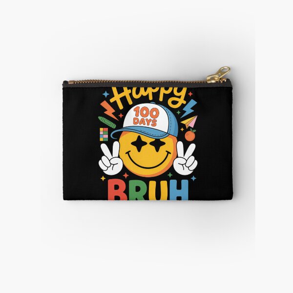 Item preview, Happy 100 Days of School Bruh Teacher designed and sold by cosmicncozyS.