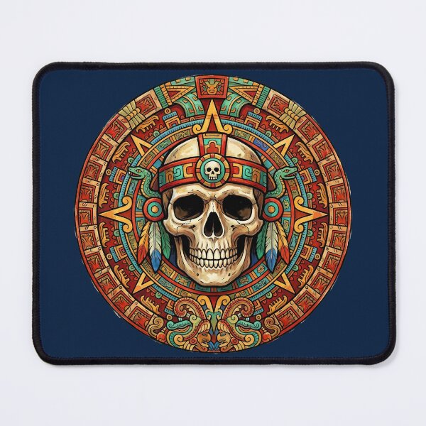 Item preview, Copy of Watercolor Aztec Skull Calendar designed and sold by SAUHER.