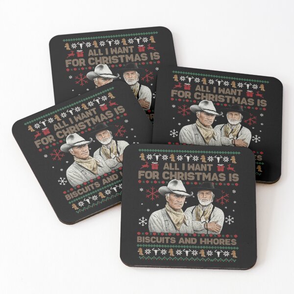 Item preview, All I Want For Christmas Is Biscuits and Whores, Cowboy Movie Ugly, Funny Western Movie, Lonesome Dove Movie designed and sold by henryjunmille.