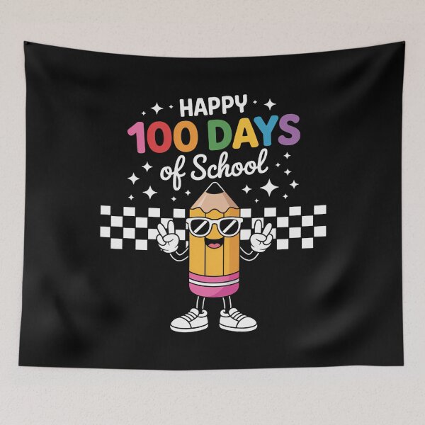 Item preview, Happy 100 days of school cool designed and sold by cosmicncozyS.
