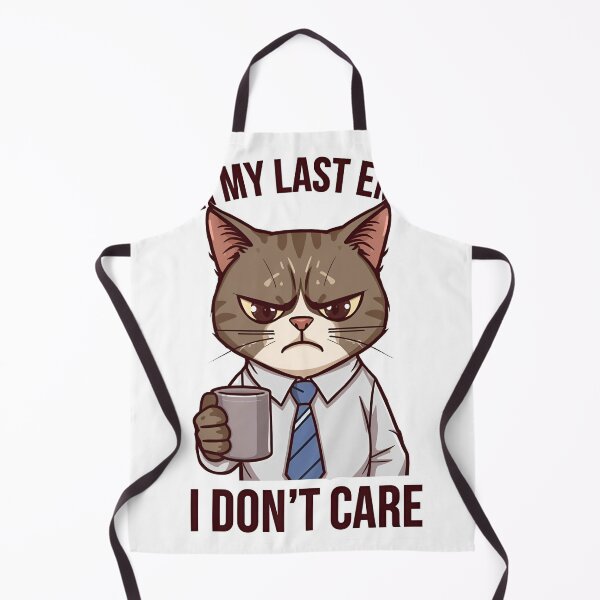 Item preview, Per My Last Email I Don't Care - Funny Grumpy Office Cat designed and sold by The Grumpy Pet Club.