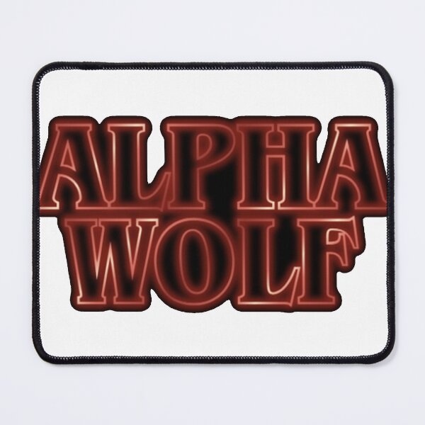 Item preview, Alpha Wolf - Band Sticker (Stranger Things) designed and sold by Kev Prescott.