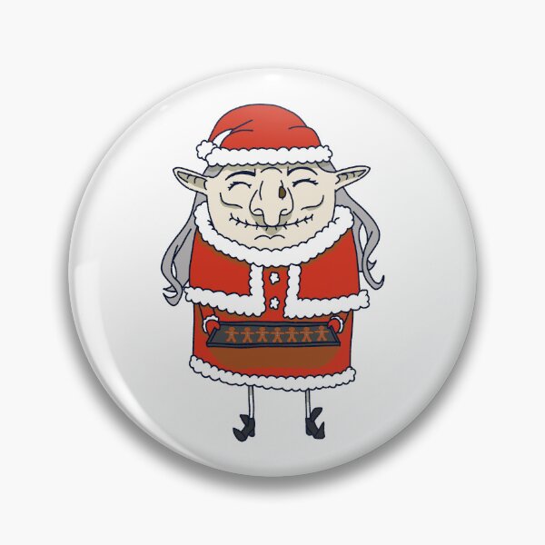 Item preview, Anime Christmas Elf Grandma with Gingerbread designed and sold by VikstraG.