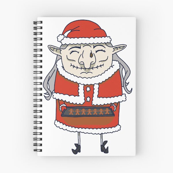 Item preview, Anime Christmas Elf Grandma with Gingerbread designed and sold by VikstraG.