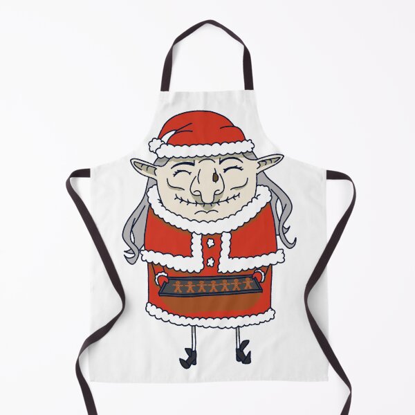 Item preview, Anime Christmas Elf Grandma with Gingerbread designed and sold by VikstraG.