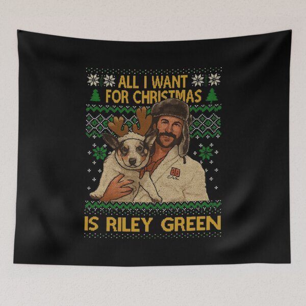 Item preview, All I Want For Christmas is Riley Green, Riley Green Christmas, Funny Holiday Crewneck, Gift For Women and Man designed and sold by henryjunmille.