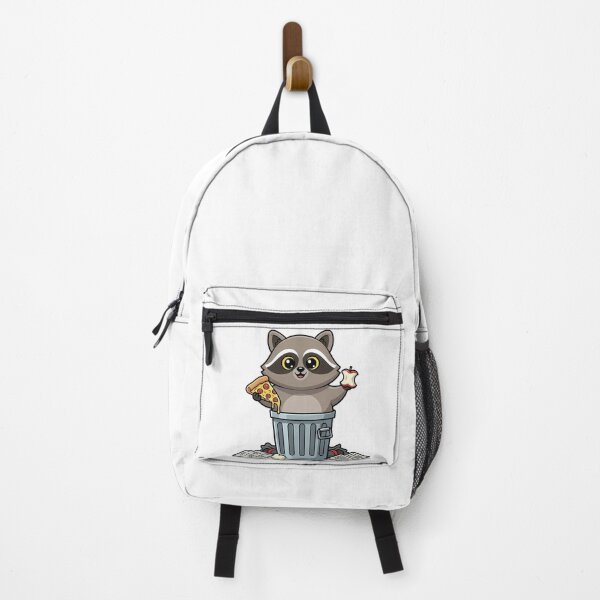Item preview, Pizza Lover Raccoon - Cute Trash Can Snack designed and sold by KayaVisuals.
