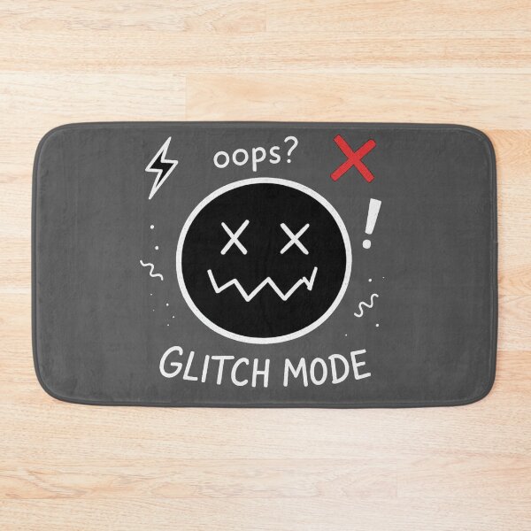 Item preview, Glitch Mode Error Face T-Shirt – Funny Digital Glitch Graphic Tee designed and sold by KDesignCrafts.
