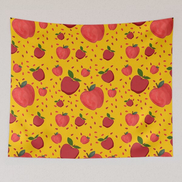 Item preview, Cute Water Apples -Orchard Apple Food Fruit Pattern designed and sold by RoyalStarsPatts.