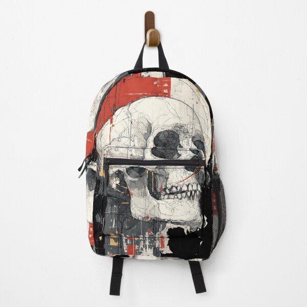 Item preview, Fractured Halo Skull Abstract Grunge Anatomy Art designed and sold by Shoot-The-Moon.