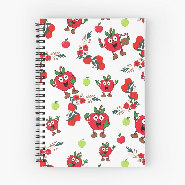 Item preview, Cute Happy Apples Smiley - Orchard Apple Food Fruit Pattern designed and sold by RoyalStarsPatts.