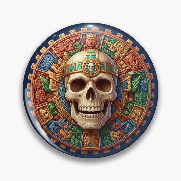 Item preview, Reliev Aztec Scull Calendar designed and sold by SAUHER.
