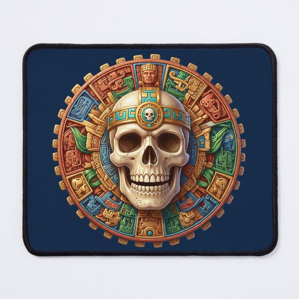 Item preview, Reliev Aztec Scull Calendar designed and sold by SAUHER.