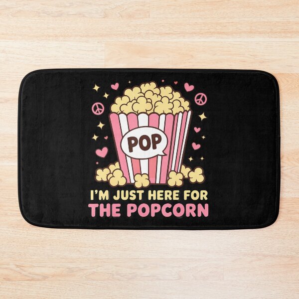 Item preview, Just Here For The Popcorn Funny Movie Theatre Cinema Lovers designed and sold by VivanLaurel.