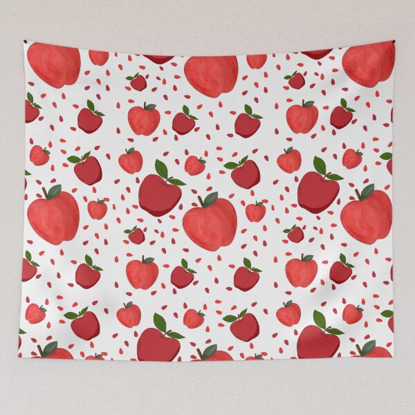Item preview, Cute Water Apples -Orchard Apple Food Fruit Pattern designed and sold by RoyalStarsPatts.