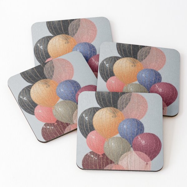 Item preview, Colorful balloons with delicate gold lines designed and sold by Mianku | Für das Leben.