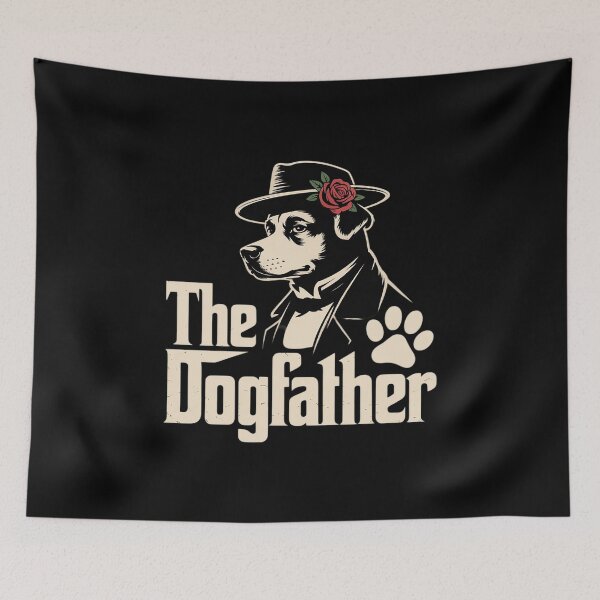 Item preview, The Dogfather Cavalier king charles spaniel Dog Dad  designed and sold by AquaKiev.