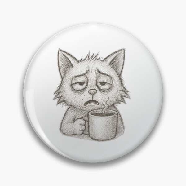 Item preview, Coffee Drinking Cat designed and sold by DomGDesign.