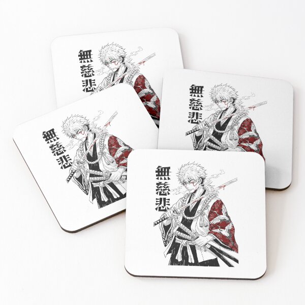 Item preview, Merciless 無慈悲 (Mujihi) – Ruthless Samurai | Anime Manga Samurai, Cool Samurai Guy designed and sold by Shigen16.