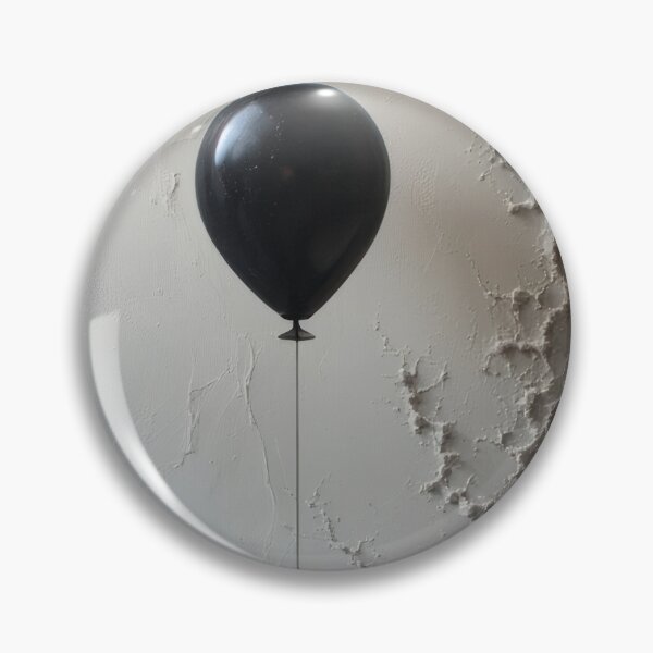 Item preview, Black balloon with abstract texture designed and sold by Mianku | Für das Leben.