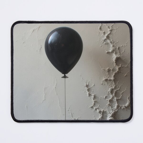 Item preview, Black balloon with abstract texture designed and sold by Mianku | Für das Leben.