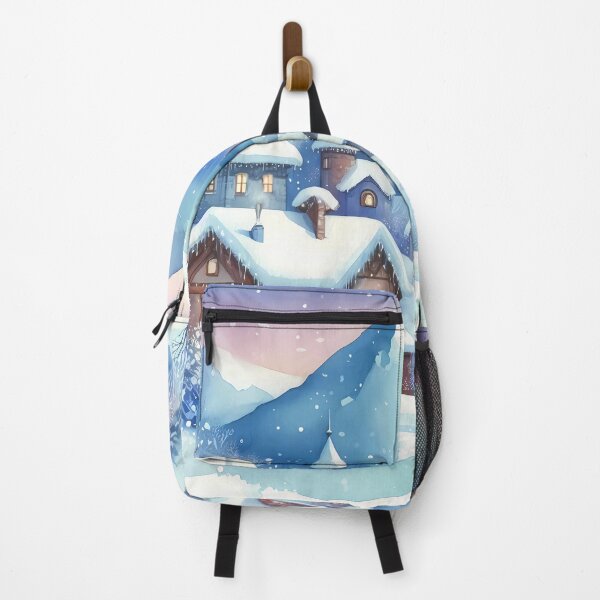 Item preview, Snowy Winter Town designed and sold by Visual Nomad Club.