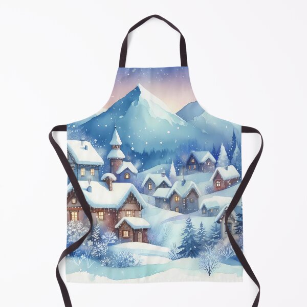 Item preview, Snowy Winter Town designed and sold by Visual Nomad Club.