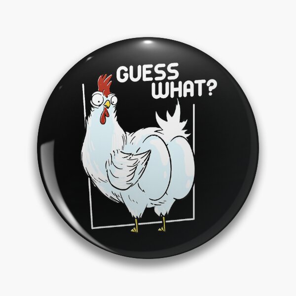Item preview, Guess What Chicken Butt Funny Chickens designed and sold by AngelaSandra.