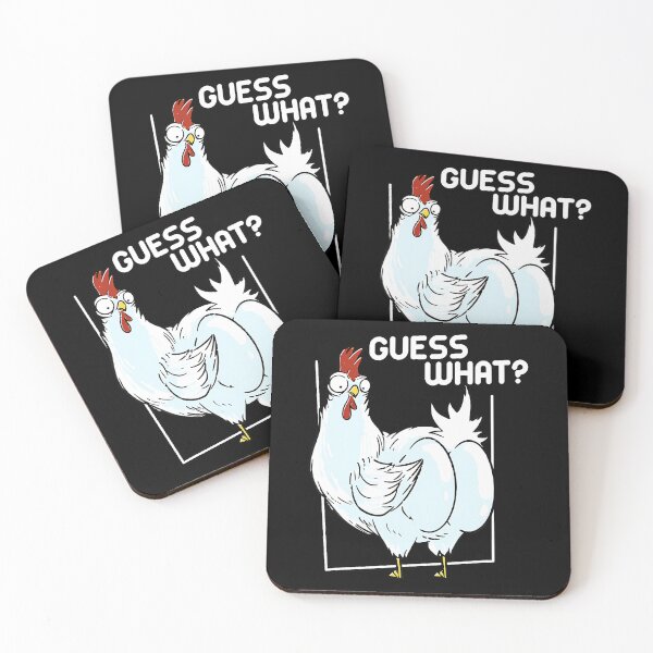Item preview, Guess What Chicken Butt Funny Chickens designed and sold by AngelaSandra.