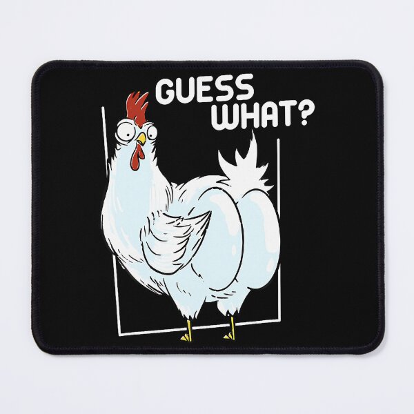 Item preview, Guess What Chicken Butt Funny Chickens designed and sold by AngelaSandra.