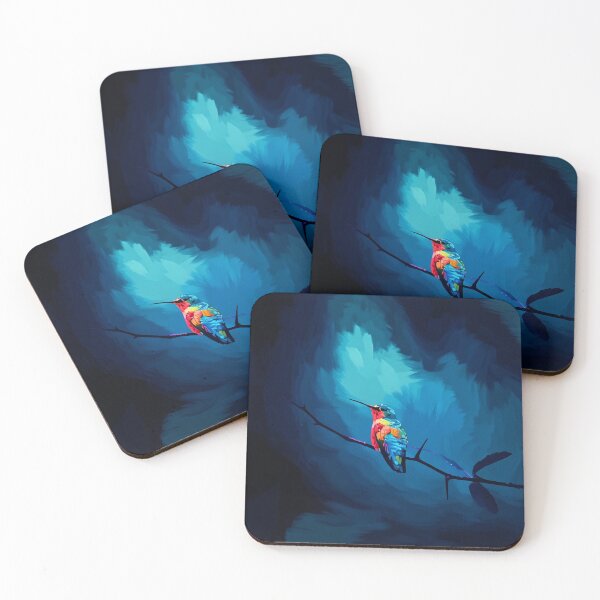 Item preview, Night Time Hummingbird designed and sold by tomorrowsart.