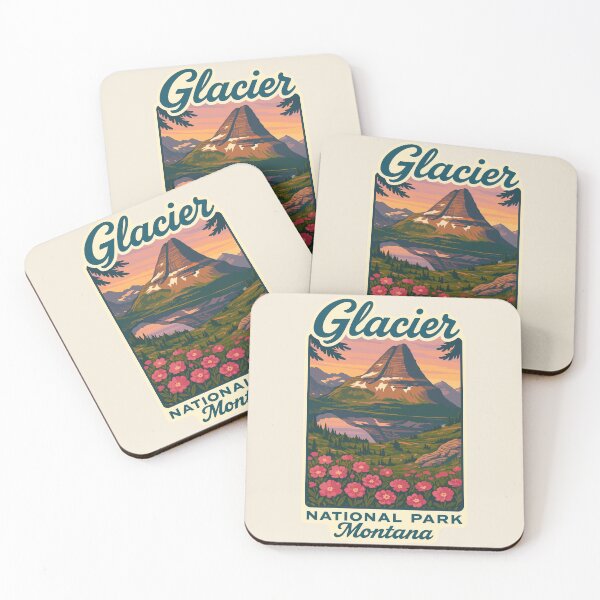 Item preview, Glacier National Park Sticker designed and sold by Gideon Emmerich.