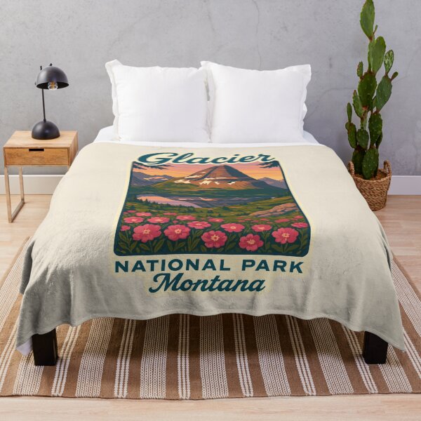 Item preview, Glacier National Park Sticker designed and sold by Gideon Emmerich.