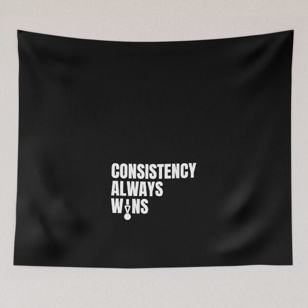Item preview, Consistency Always Wins designed and sold by Dondonmart.
