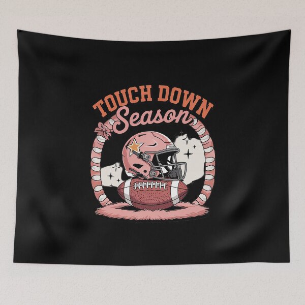 Item preview, Touchdown Season Football Game Day Coquette Bow Boho Floral  designed and sold by AquaKiev.
