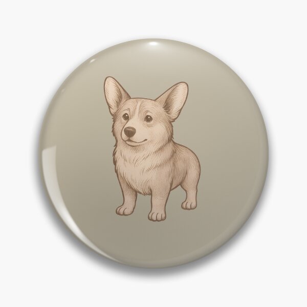 Item preview, Cute Vintage Style Corgi Art designed and sold by donwillisjrart.