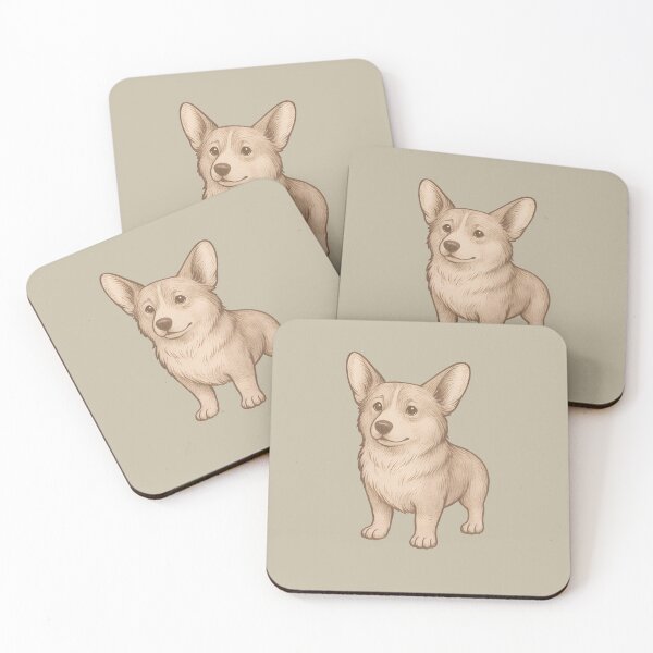 Item preview, Cute Vintage Style Corgi Art designed and sold by donwillisjrart.