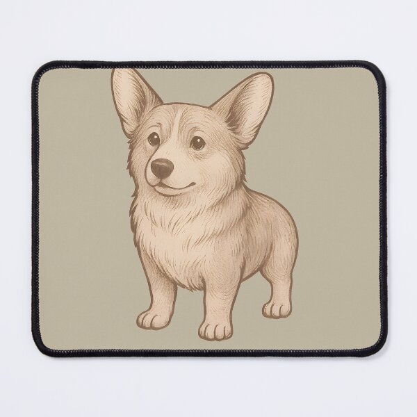 Item preview, Cute Vintage Style Corgi Art designed and sold by donwillisjrart.