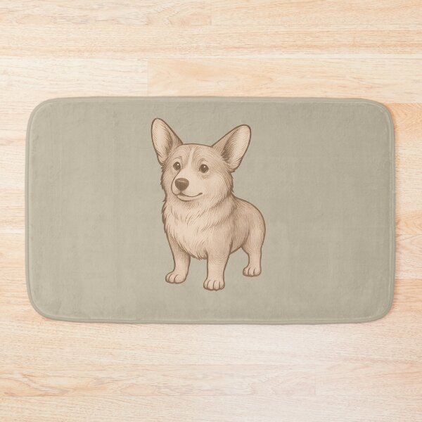 Item preview, Cute Vintage Style Corgi Art designed and sold by donwillisjrart.