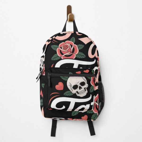 Item preview, Tattoos Are Trashy Cute Rose Skull Quote designed and sold by flagylART.