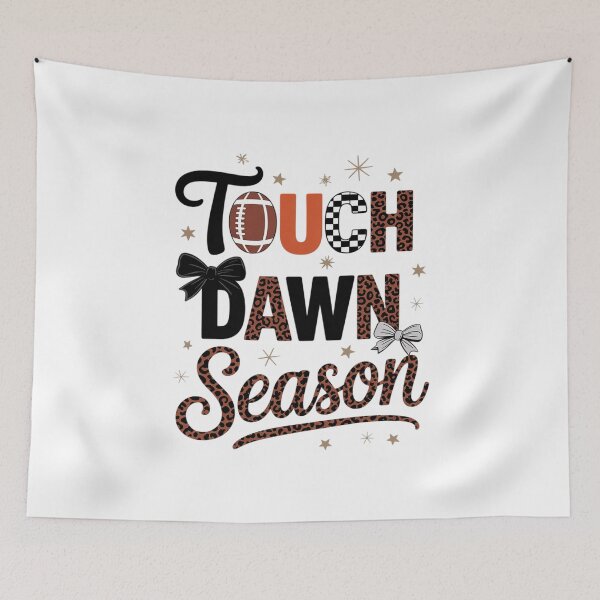 Item preview, Touchdown Season Football Game Day Coquette Bow  designed and sold by MarryIsMonth.