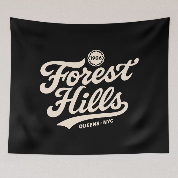 Item preview, Forest Hills New York Script Lettering designed and sold by Boogosh.