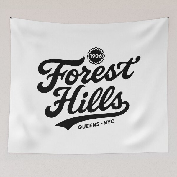 Item preview, Forest Hills Queens Hand Lettering designed and sold by Boogosh.