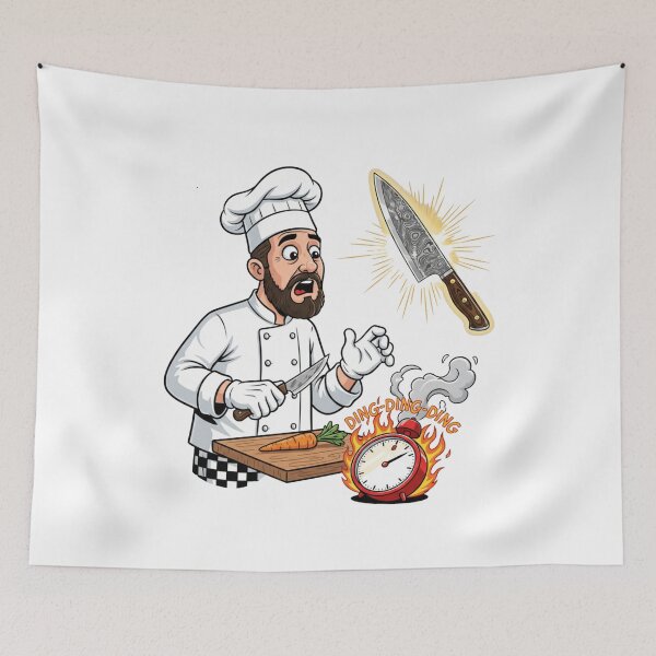 Item preview, Chef in Love With Knives designed and sold by w66aboo.