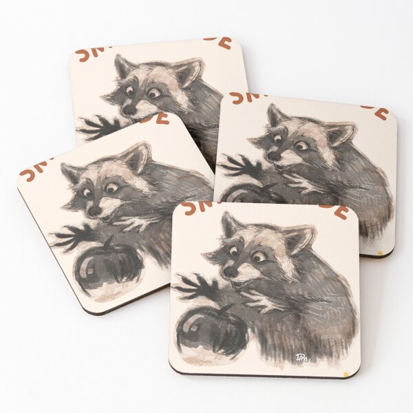 Item preview, Snack Mode Activated!- Funny Raccoon Meme designed and sold by DanniDan.