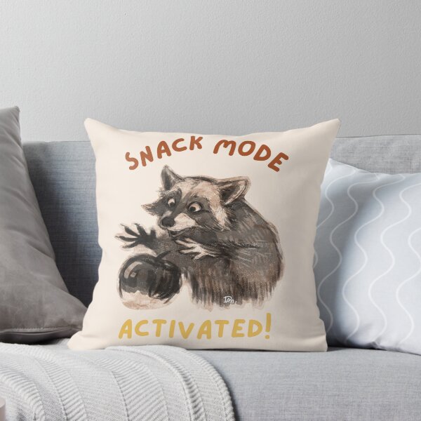 Item preview, Snack Mode Activated!- Funny Raccoon Meme designed and sold by DanniDan.