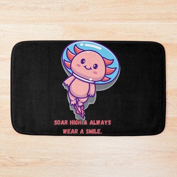 Item preview, Cute Axolotl Astronaut – “Soar High & Always Wear a Smile” Positive Space Axolotl designed and sold by ConfuseLab Alt.